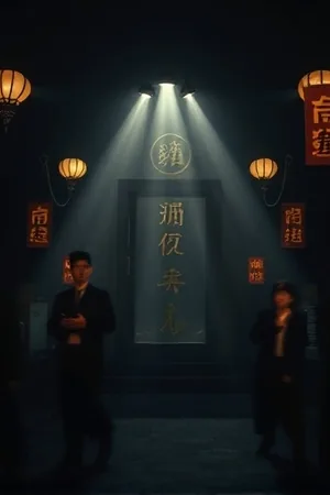 《青苔与水泥》竖版海报：老楼梯转角处的加装井道